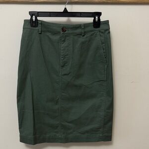 J. Crew Women's Pencil Skirt in Green